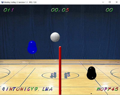 второй скриншот из Волейбол Volley Blobby Online