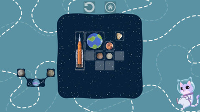 третий скриншот из Astrocat: Milky Way Journey