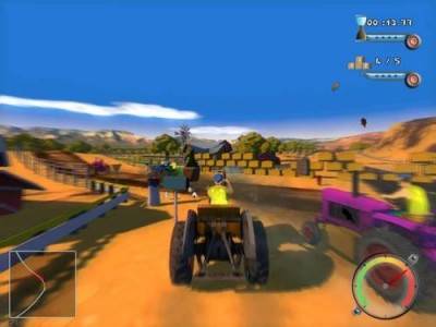 первый скриншот из Farm Racer - Das total verruckte Traktor-Renn