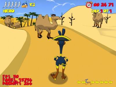 второй скриншот из Ostrich Runner / Страусиные бега