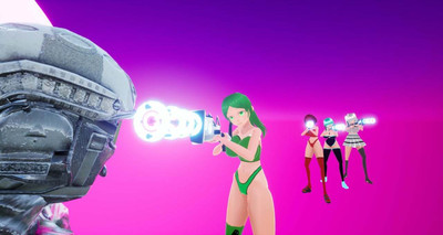 четвертый скриншот из Anime Girls VS Soldiers