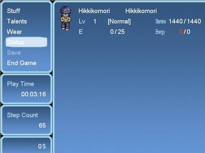 четвертый скриншот из Hikkikomori Quest