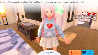 второй скриншот из ChatGPT Yandere AI Girlfriend Simulator: With You Til The End