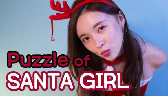Puzzle of Santa Girl