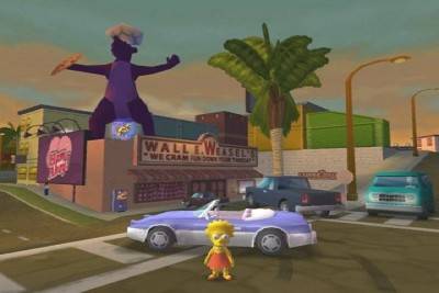 первый скриншот из Симпсоны: Бей и беги / The Simpsons: Hit and Run