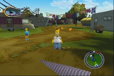 четвертый скриншот из Симпсоны: Бей и беги / The Simpsons: Hit and Run