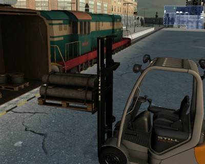 четвертый скриншот из Forklift Truck Simulator