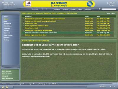 третий скриншот из Football Manager 2006 / FM 2006