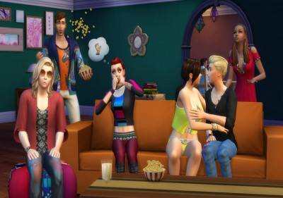 второй скриншот из The Sims 4 Домашний кинотеатр