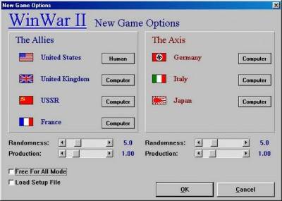 первый скриншот из WinWar II version 3.0