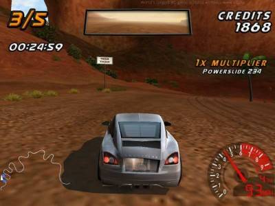 второй скриншот из Chrysler West Coast Rally / крайслер ралли