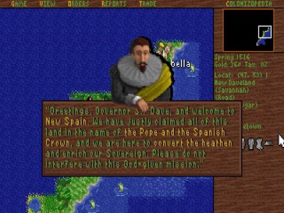 первый скриншот из Sid Meier's Colonization