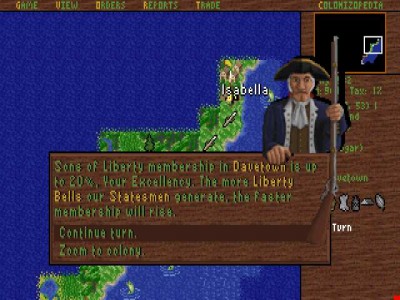 второй скриншот из Sid Meier's Colonization