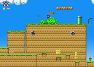 первый скриншот из Contra Mario Demo