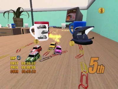 третий скриншот из Mini Desktop Racing