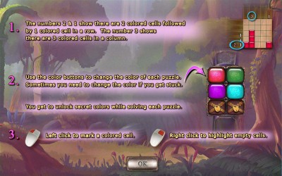 первый скриншот из Fantasy Mosaics 27: Secret Colors