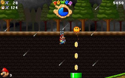 второй скриншот из Super Mario: Blue Twilight
