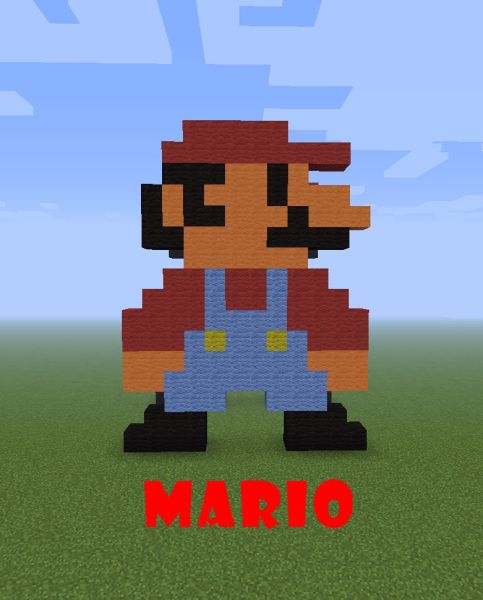 Minecraft Mario