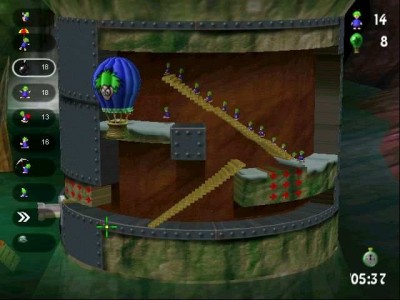 третий скриншот из Lemmings Revolution