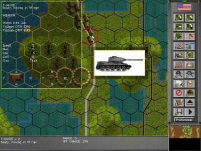 второй скриншот из Steel Panthers III: Brigade Command 1939-1999