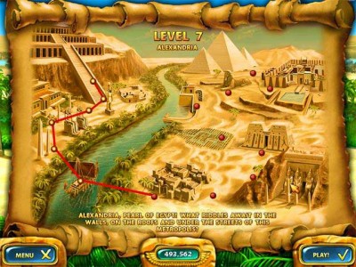 второй скриншот из Маджонг: Тайна Египта