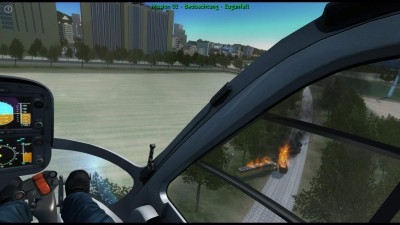 первый скриншот из Polizeihubschrauber Simulator / Police Helicopter Simulator