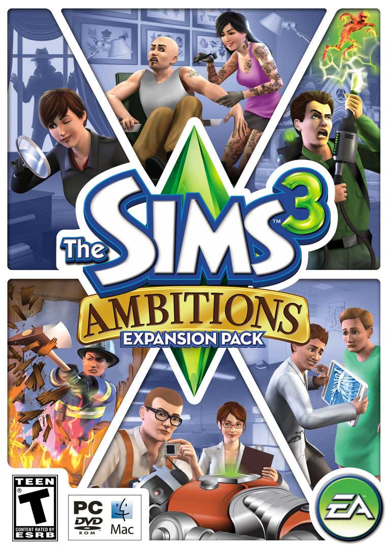 Обложка The Sims 3: Ambitions