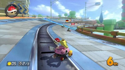 третий скриншот из Mario Kart 8