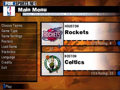 первый скриншот из FOX NBA Basketball 2000