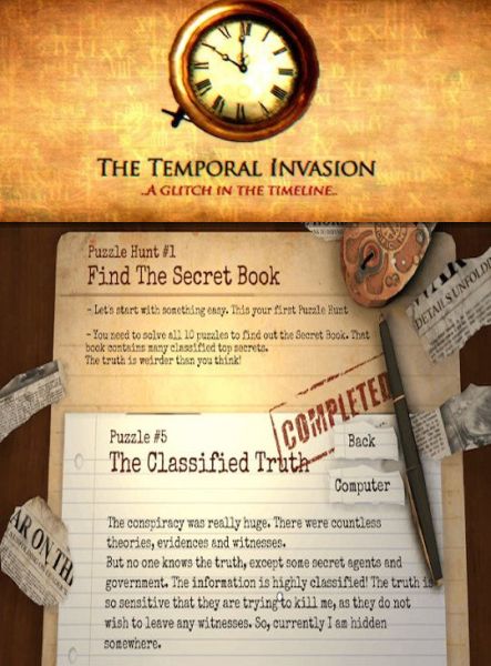 Puzzle Hunt: The Temporal Invasion