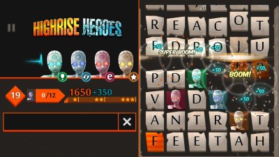 четвертый скриншот из Highrise Heroes: Word Challenge