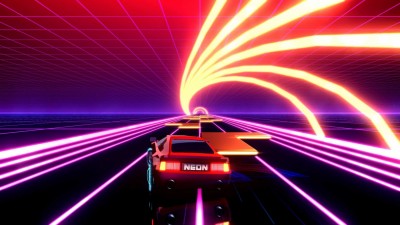 первый скриншот из Neon Drive