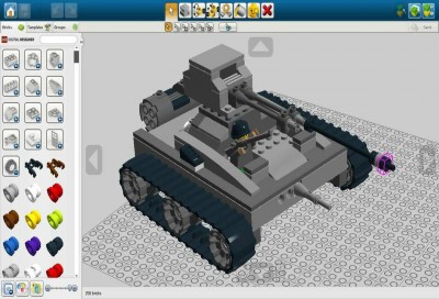 второй скриншот из Lego Digital Designer