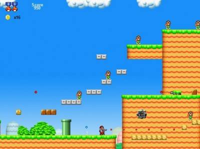 четвертый скриншот из Contra Mario: Combination of Epics