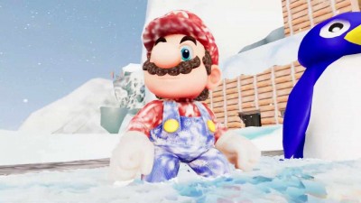 третий скриншот из Super Mario 64 Cool Cool Mountain Unreal Engine 4 Remake