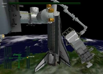 второй скриншот из NASA Station Spacewalk Game