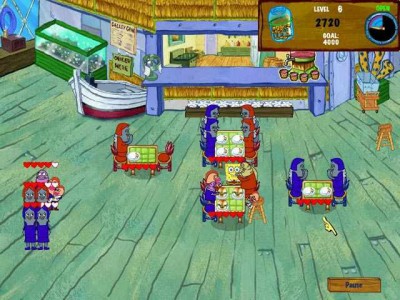 третий скриншот из SpongeBob SquarePants Diner Dash