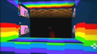 первый скриншот из SCP-087-B Nyan Cat Version