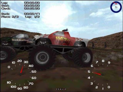 четвертый скриншот из Monster Truck Madness 2