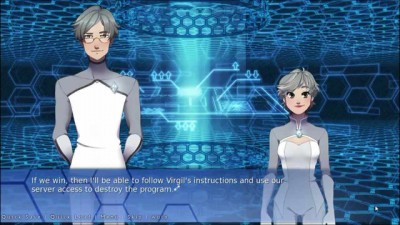 второй скриншот из Orion: A Sci-Fi Visual Novel