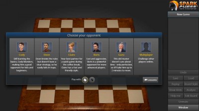 первый скриншот из Sparkchess