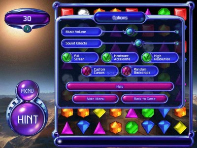 второй скриншот из Bejeweled 2 Deluxe