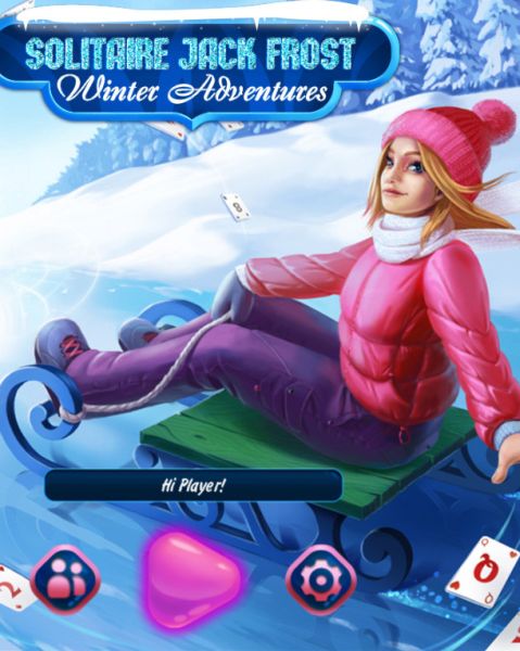 Solitaire Jack Frost. Winter Adventures