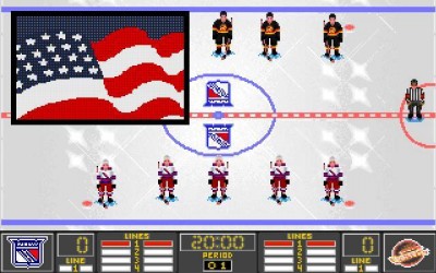 второй скриншот из NHL Hockey '95