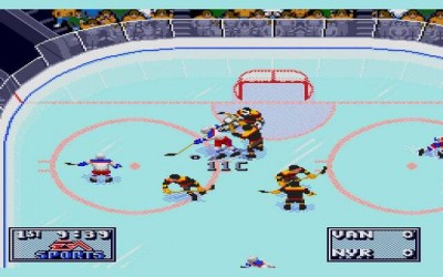 третий скриншот из NHL Hockey '95