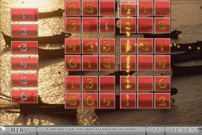второй скриншот из National Geographic Traveler Sudoku China