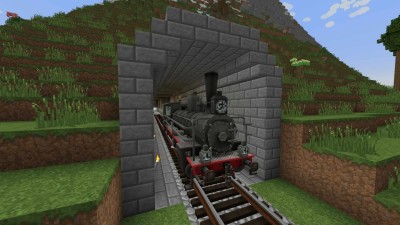второй скриншот из Minecraft Trains world