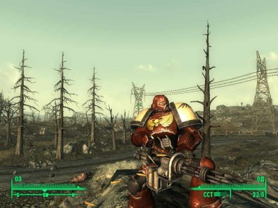 второй скриншот из Fallout MOD - Warhammer 40k Space Marine Armor