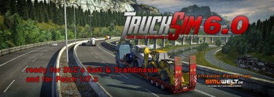 второй скриншот из Euro Truck Simulator 2: Trucksim Map 6.2