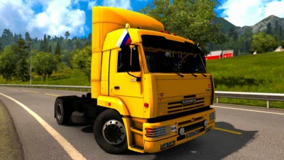 четвертый скриншот из Euro Truck Simulator: Super Kamaz Mod
